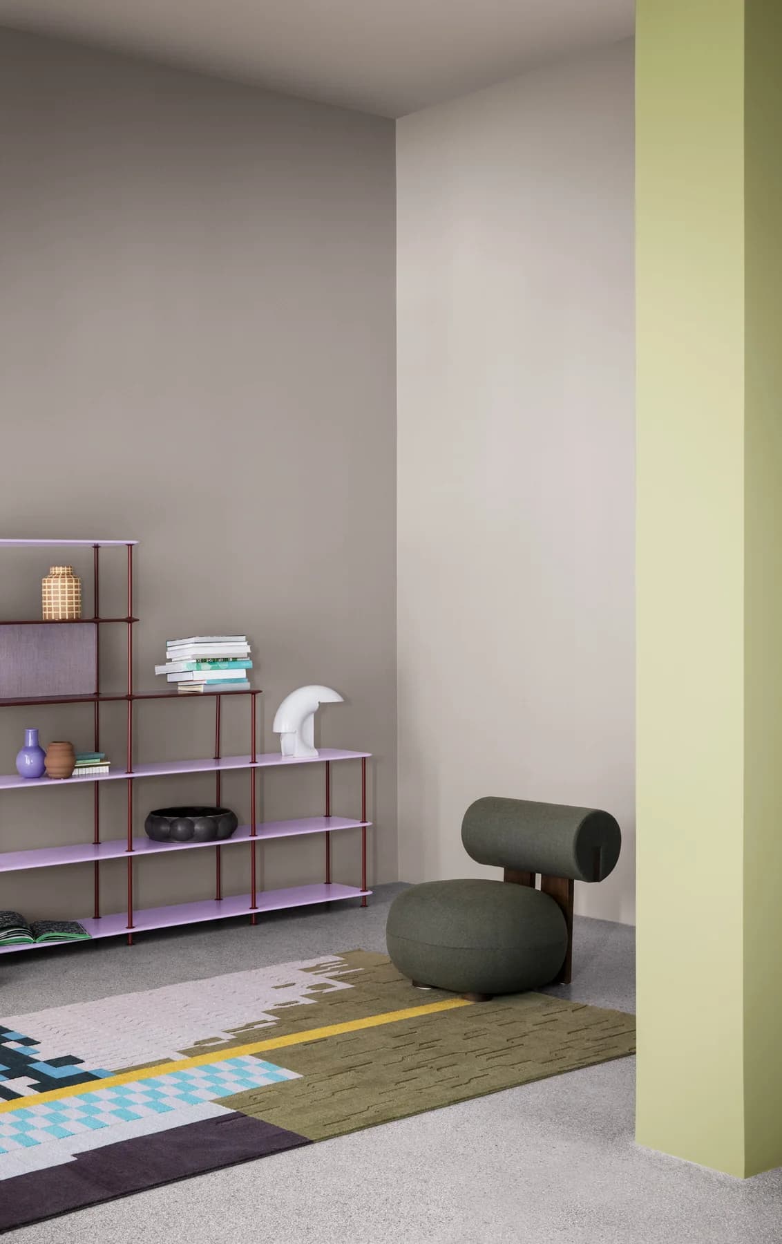 Không gian màu Lavender Touch phối Hope
