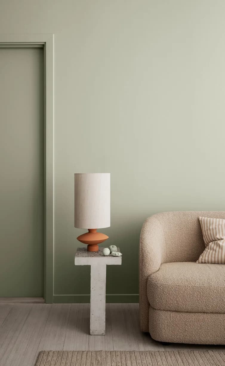 Góc ngồi với Soft Comfort, Thoughtful và Pale Linden